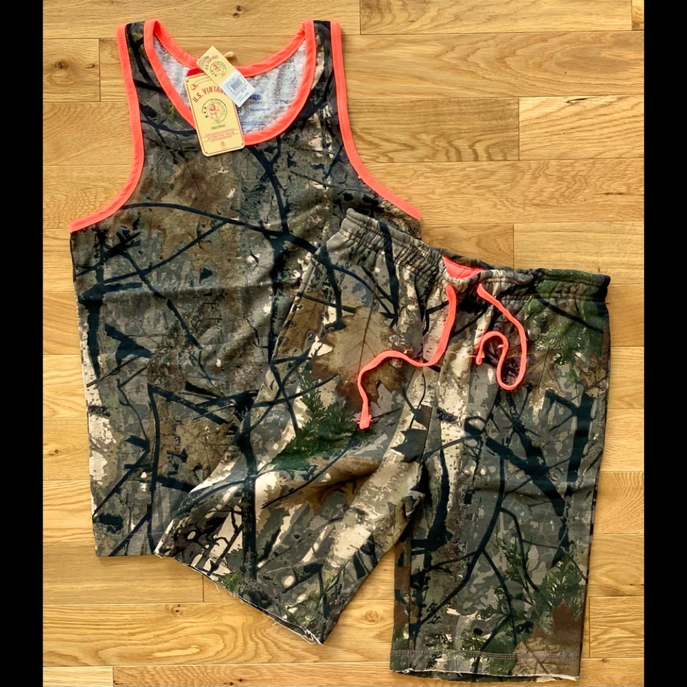 Young Men’s Camo Tank & Short Set